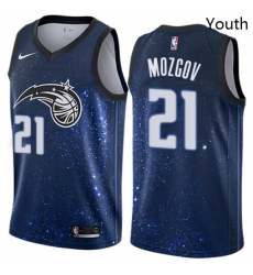 Youth Nike Orlando Magic 21 Timofey Mozgov Swingman Blue NBA Jersey City Edition Youth Nike Orlando Magic 21 Timofey Mozgov Swingman Blue NBA Jersey City Edition