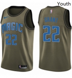 Youth Nike Orlando Magic 22 Jerian Grant Swingman Green Salute to Service NBA Jersey Youth Nike Orlando Magic 22 Jerian Grant Swingman Green Salute to Service NBA Jersey