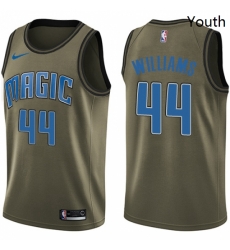 Youth Nike Orlando Magic 44 Jason Williams Swingman Green Salute to Service NBA Jersey Youth Nike Orlando Magic 44 Jason Williams Swingman Green Salute to Service NBA Jersey
