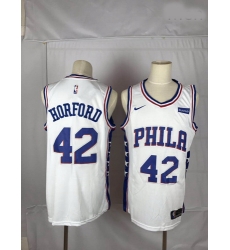 76ers 42 Al Horford White Nike Throwback Swingman Jersey 76ers 42 Al Horford White Nike Throwback Swingman Jersey