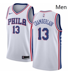 Mens Nike Philadelphia 76ers 13 Wilt Chamberlain Authentic White Home NBA Jersey Association Edition Mens Nike Philadelphia 76ers 13 Wilt Chamberlain Authentic White Home NBA Jersey Association Edition