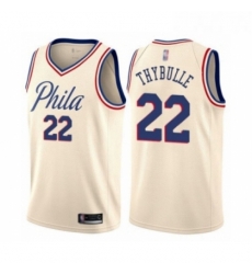 Womens Philadelphia 76ers 22 Mattise Thybulle Swingman Cream Basketball Jersey City Edition Womens Philadelphia 76ers 22 Mattise Thybulle Swingman Cream Basketball Jersey City Edition