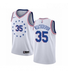 Youth Nike Philadelphia 76ers 35 Clarence Weatherspoon White Swingman Jersey Earned Edition Youth Nike Philadelphia 76ers 35 Clarence Weatherspoon White Swingman Jersey Earned Edition