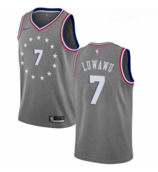 Youth Nike Philadelphia 76ers 7 Timothe Luwawu Swingman Gray NBA Jersey City Edition Youth Nike Philadelphia 76ers 7 Timothe Luwawu Swingman Gray NBA Jersey City Edition