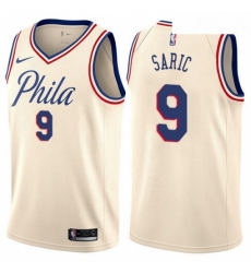 Youth Nike Philadelphia 76ers 9 Dario Saric Swingman Cream NBA Jersey City Edition Youth Nike Philadelphia 76ers 9 Dario Saric Swingman Cream NBA Jersey City Edition