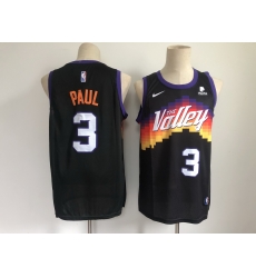 Men Phoenix Suns 3 Chris Paul Black 2021 City Edition NBA Swingman Jersey With The Sponsor Logo Men Phoenix Suns 3 Chris Paul Black 2021 City Edition NBA Swingman Jersey With The Sponsor Logo