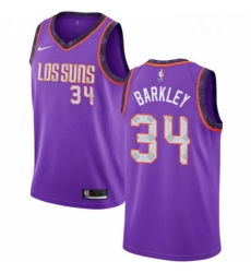 Mens Nike Phoenix Suns 34 Charles Barkley Swingman Purple NBA Jersey 2018 19 City Edition Mens Nike Phoenix Suns 34 Charles Barkley Swingman Purple NBA Jersey 2018 19 City Edition