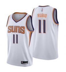 Suns 11 Ricky Rubio White Basketball Swingman Association Edition Jersey Suns 11 Ricky Rubio White Basketball Swingman Association Edition Jersey