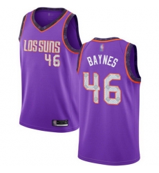 Suns 46 Aron Baynes Purple Basketball Swingman City Edition 2018 19 Jersey Suns 46 Aron Baynes Purple Basketball Swingman City Edition 2018 19 Jersey