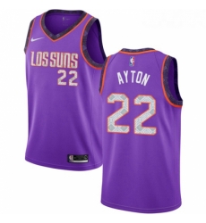 Womens Nike Phoenix Suns 22 Deandre Ayton Swingman Purple NBA Jersey 2018 19 City Editi Womens Nike Phoenix Suns 22 Deandre Ayton Swingman Purple NBA Jersey 2018 19 City Editi