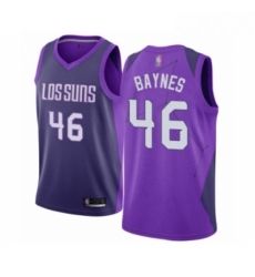 Womens Phoenix Suns 46 Aron Baynes Swingman Purple Basketball Jersey City Edition Womens Phoenix Suns 46 Aron Baynes Swingman Purple Basketball Jersey City Edition