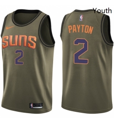 Youth Nike Phoenix Suns 2 Elfrid Payton Swingman Green Salute to Service NBA Jersey Youth Nike Phoenix Suns 2 Elfrid Payton Swingman Green Salute to Service NBA Jersey