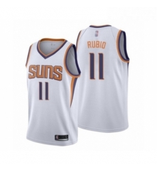 Youth Phoenix Suns 11 Ricky Rubio Swingman White Basketball Jersey Association Edition Youth Phoenix Suns 11 Ricky Rubio Swingman White Basketball Jersey Association Edition