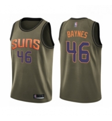 Youth Phoenix Suns 46 Aron Baynes Swingman Green Salute to Service Basketball Jersey Youth Phoenix Suns 46 Aron Baynes Swingman Green Salute to Service Basketball Jersey