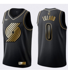 Blazers #0 Damian Lillard Black Gold Basketball Swingman Limited Edition Jersey Blazers #0 Damian Lillard Black Gold Basketball Swingman Limited Edition Jersey