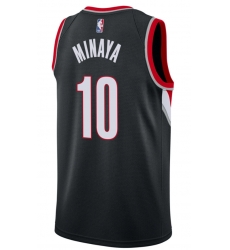 Men Portland Blazer Justin Minaya #10 Black City Edition jersey Men Portland Blazer Justin Minaya #10 Black City Edition jersey