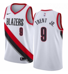 Mens Nike Portland Trail Blazers 9 Gary Trent Jr Swingman White NBA Jersey Association Edition Mens Nike Portland Trail Blazers 9 Gary Trent Jr Swingman White NBA Jersey Association Edition