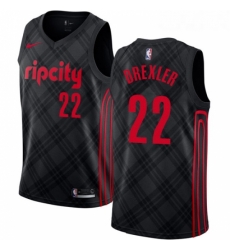 Youth Nike Portland Trail Blazers 22 Clyde Drexler Swingman Black NBA Jersey City Edition Youth Nike Portland Trail Blazers 22 Clyde Drexler Swingman Black NBA Jersey City Edition