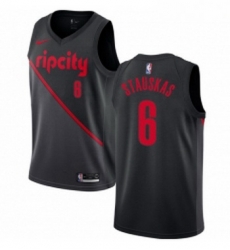 Youth Nike Portland Trail Blazers 6 Nik Stauskas Swingman Black NBA Jersey 2018 19 City Edition Youth Nike Portland Trail Blazers 6 Nik Stauskas Swingman Black NBA Jersey 2018 19 City Edition