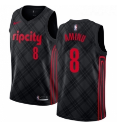 Youth Nike Portland Trail Blazers 8 Al Farouq Aminu Swingman Black NBA Jersey City Edition Youth Nike Portland Trail Blazers 8 Al Farouq Aminu Swingman Black NBA Jersey City Edition