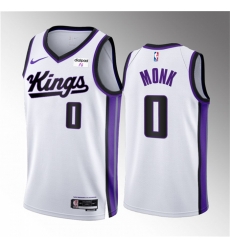 Men Sacramento Kings 0 Malik Monk White 2023 24 Association Edition Swingman Stitched Basketball Jersey Men Sacramento Kings 0 Malik Monk White 2023 24 Association Edition Swingman Stitched Basketball Jersey