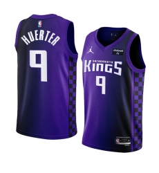 Men Sacramento Kings 9 Kevin Huerter Purple 2023 24 Statement Edition Swingman Stitched Basketball Jersey Men Sacramento Kings 9 Kevin Huerter Purple 2023 24 Statement Edition Swingman Stitched Basketball Jersey