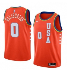 Men Sacramento Kings Tyrese Haliburton #0 Orange NBA Jersey Men Sacramento Kings Tyrese Haliburton #0 Orange NBA Jersey