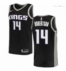 Mens Nike Sacramento Kings 14 Oscar Robertson Swingman Black NBA Jersey Statement Edition Mens Nike Sacramento Kings 14 Oscar Robertson Swingman Black NBA Jersey Statement Edition