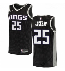 Mens Nike Sacramento Kings 25 Justin Jackson Swingman Black NBA Jersey Statement Edition Mens Nike Sacramento Kings 25 Justin Jackson Swingman Black NBA Jersey Statement Edition