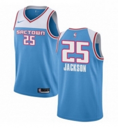 Womens Nike Sacramento Kings 25 Justin Jackson Swingman Blue NBA Jersey 2018 19 City Edition Womens Nike Sacramento Kings 25 Justin Jackson Swingman Blue NBA Jersey 2018 19 City Edition