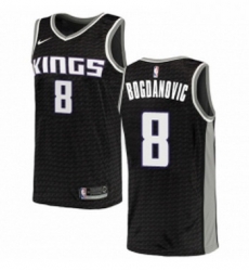 Womens Nike Sacramento Kings 8 Bogdan Bogdanovic Swingman Black NBA Jersey Statement Edition Womens Nike Sacramento Kings 8 Bogdan Bogdanovic Swingman Black NBA Jersey Statement Edition