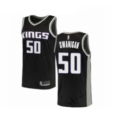 Womens Sacramento Kings 50 Caleb Swanigan Swingman Black Basketball Jersey Statement Edition Womens Sacramento Kings 50 Caleb Swanigan Swingman Black Basketball Jersey Statement Edition