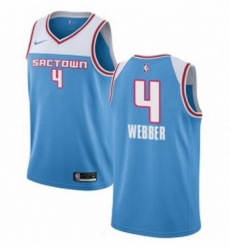 Youth Nike Sacramento Kings 4 Chris Webber Swingman Blue NBA Jersey 2018 19 City Edition Youth Nike Sacramento Kings 4 Chris Webber Swingman Blue NBA Jersey 2018 19 City Edition