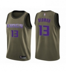 Youth Sacramento Kings 13 Dewayne Dedmon Swingman Green Salute to Service Basketball Jersey Youth Sacramento Kings 13 Dewayne Dedmon Swingman Green Salute to Service Basketball Jersey