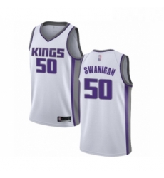 Youth Sacramento Kings 50 Caleb Swanigan Swingman White Basketball Jersey Association Edition Youth Sacramento Kings 50 Caleb Swanigan Swingman White Basketball Jersey Association Edition