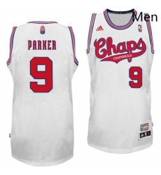 Mens Adidas San Antonio Spurs 9 Tony Parker Swingman White ABA Hardwood Classic NBA Jersey Mens Adidas San Antonio Spurs 9 Tony Parker Swingman White ABA Hardwood Classic NBA Jersey