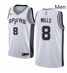 Mens Nike San Antonio Spurs 8 Patty Mills Swingman White Home NBA Jersey Association Edition Mens Nike San Antonio Spurs 8 Patty Mills Swingman White Home NBA Jersey Association Edition
