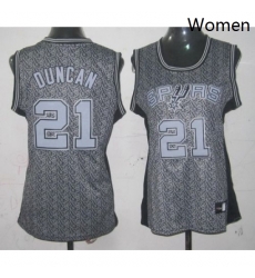 Womens Adidas San Antonio Spurs 21 Tim Duncan Swingman Grey Static Fashion NBA Jersey Womens Adidas San Antonio Spurs 21 Tim Duncan Swingman Grey Static Fashion NBA Jersey
