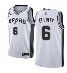 Womens Nike San Antonio Spurs 6 Sean Elliott Authentic White Home NBA Jersey Association Edition Womens Nike San Antonio Spurs 6 Sean Elliott Authentic White Home NBA Jersey Association Edition