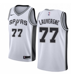 Womens Nike San Antonio Spurs 77 Joffrey Lauvergne Swingman White Home NBA Jersey Association Edition Womens Nike San Antonio Spurs 77 Joffrey Lauvergne Swingman White Home NBA Jersey Association Edition