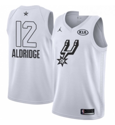 Youth Nike Jordan San Antonio Spurs 12 LaMarcus Aldridge Swingman White 2018 All Star Game NBA Jersey Youth Nike Jordan San Antonio Spurs 12 LaMarcus Aldridge Swingman White 2018 All Star Game NBA Jersey
