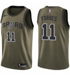 Youth Nike San Antonio Spurs 11 Bryn Forbes Swingman Green Salute to Service NBA Jersey Youth Nike San Antonio Spurs 11 Bryn Forbes Swingman Green Salute to Service NBA Jersey