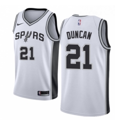 Youth Nike San Antonio Spurs 21 Tim Duncan Swingman White Home NBA Jersey Association Edition Youth Nike San Antonio Spurs 21 Tim Duncan Swingman White Home NBA Jersey Association Edition