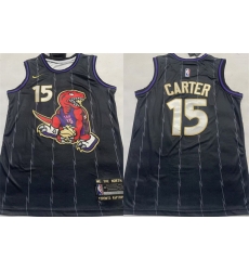 Men Toronto Raptors 15 Vince Carter Black Stitched Basketball Jersey Men Toronto Raptors 15 Vince Carter Black Stitched Basketball Jersey