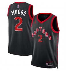 Men Toronto Raptors 2 Jonathan Mogbo Black 2024 Draft Statement Edition Stitched Basketball Jersey Men Toronto Raptors 2 Jonathan Mogbo Black 2024 Draft Statement Edition Stitched Basketball Jersey