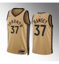 Men Toronto Raptors 37 Jahmi 27us Ramsey Gold 2023 24 City Edition Stitched Basketball Jersey Men Toronto Raptors 37 Jahmi 27us Ramsey Gold 2023 24 City Edition Stitched Basketball Jersey