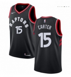 Mens Nike Toronto Raptors 15 Vince Carter Swingman Black Alternate NBA Jersey Statement Edition Mens Nike Toronto Raptors 15 Vince Carter Swingman Black Alternate NBA Jersey Statement Edition