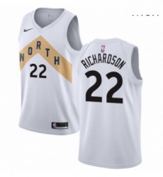 Mens Nike Toronto Raptors 22 Malachi Richardson Swingman White NBA Jersey City Edition Mens Nike Toronto Raptors 22 Malachi Richardson Swingman White NBA Jersey City Edition