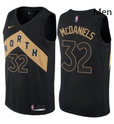 Mens Nike Toronto Raptors 32 KJ McDaniels Authentic Black NBA Jersey City Edition Mens Nike Toronto Raptors 32 KJ McDaniels Authentic Black NBA Jersey City Edition
