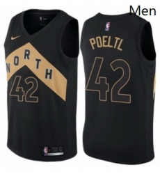 Mens Nike Toronto Raptors 42 Jakob Poeltl Swingman Black NBA Jersey City Edition Mens Nike Toronto Raptors 42 Jakob Poeltl Swingman Black NBA Jersey City Edition